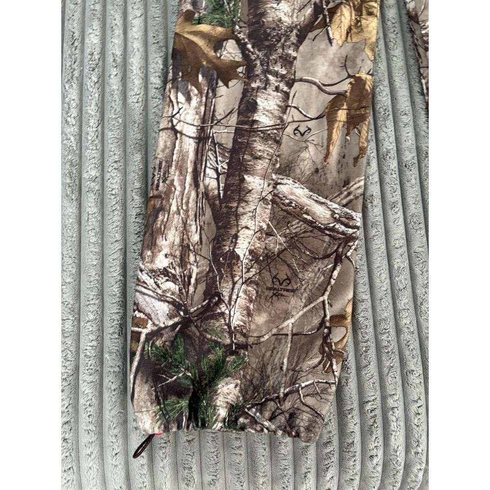 Realtree Xtra Men’s Camo Scent Control Pants Cargo Zip Pockets Size M - Picture 10 of 12